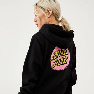 Santa Cruz Other Dot Zip Hoodie